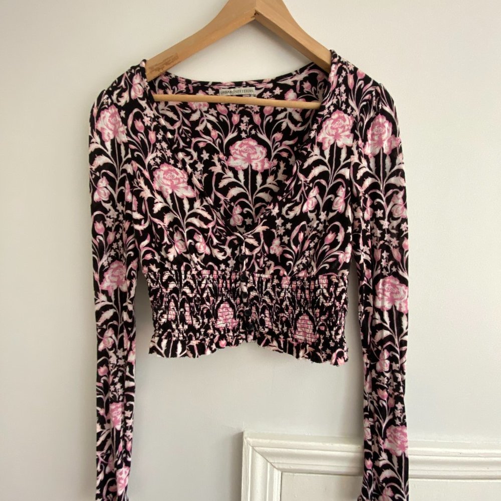 Urban Outfitters Long-Sleeve Crop Top